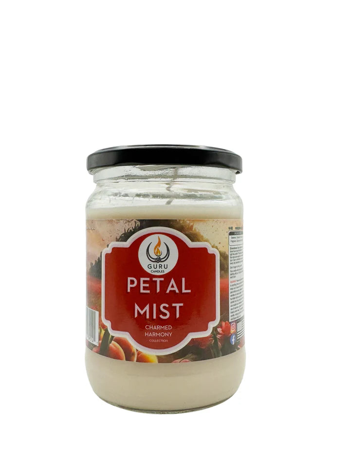 Petal Mist 14 oz Guru Candle - Hand Poured - Eco-Friendly - Fruity & Floral Aromas