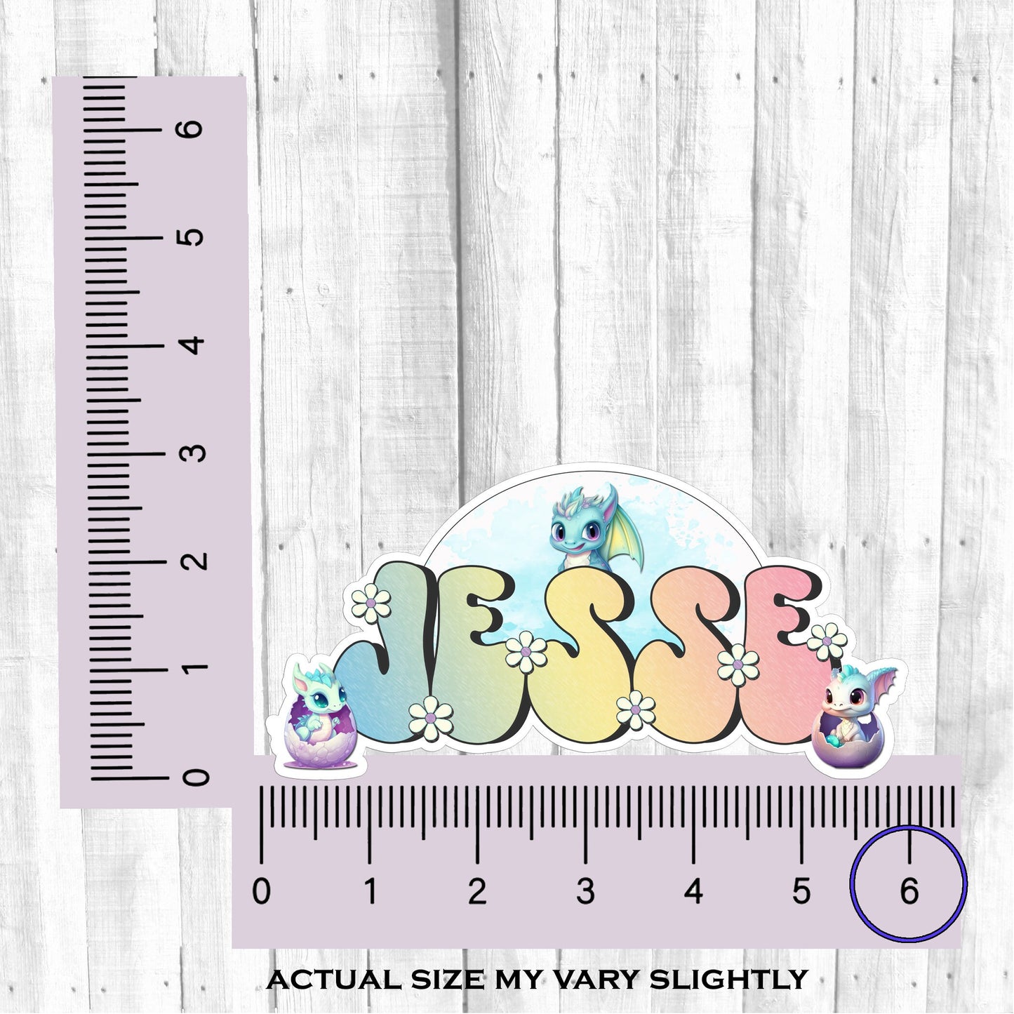 Baby Dinosaurs Personalized Name Sticker, Custom Stickers, Hatchling Dino Stickers, Party Favors, Stickers for Kids, Name Tag Label Sticker