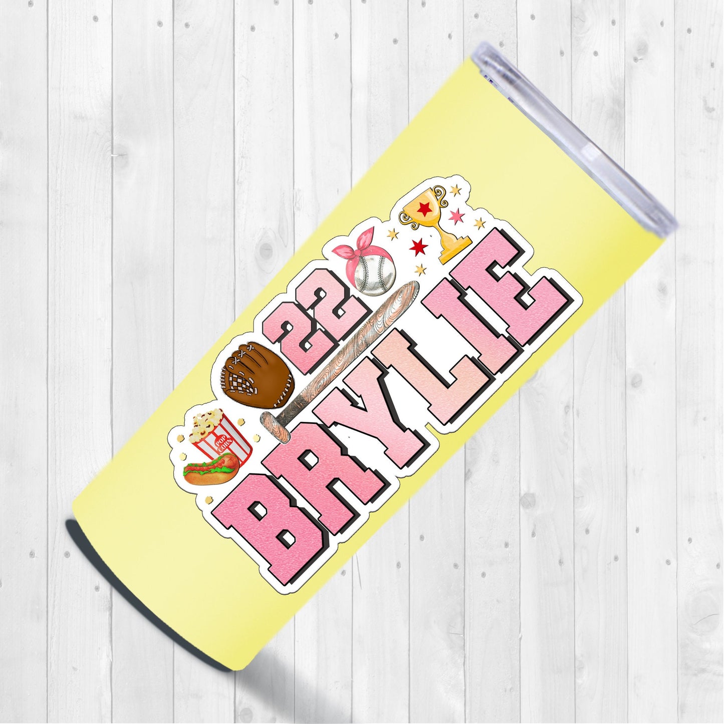 Softball Custom Name Sticker, Custom Stickers, Waterproof Sticker, Party Favors, Team Sticker, Laptop Sticker, Cute Sports Stickers for Kids