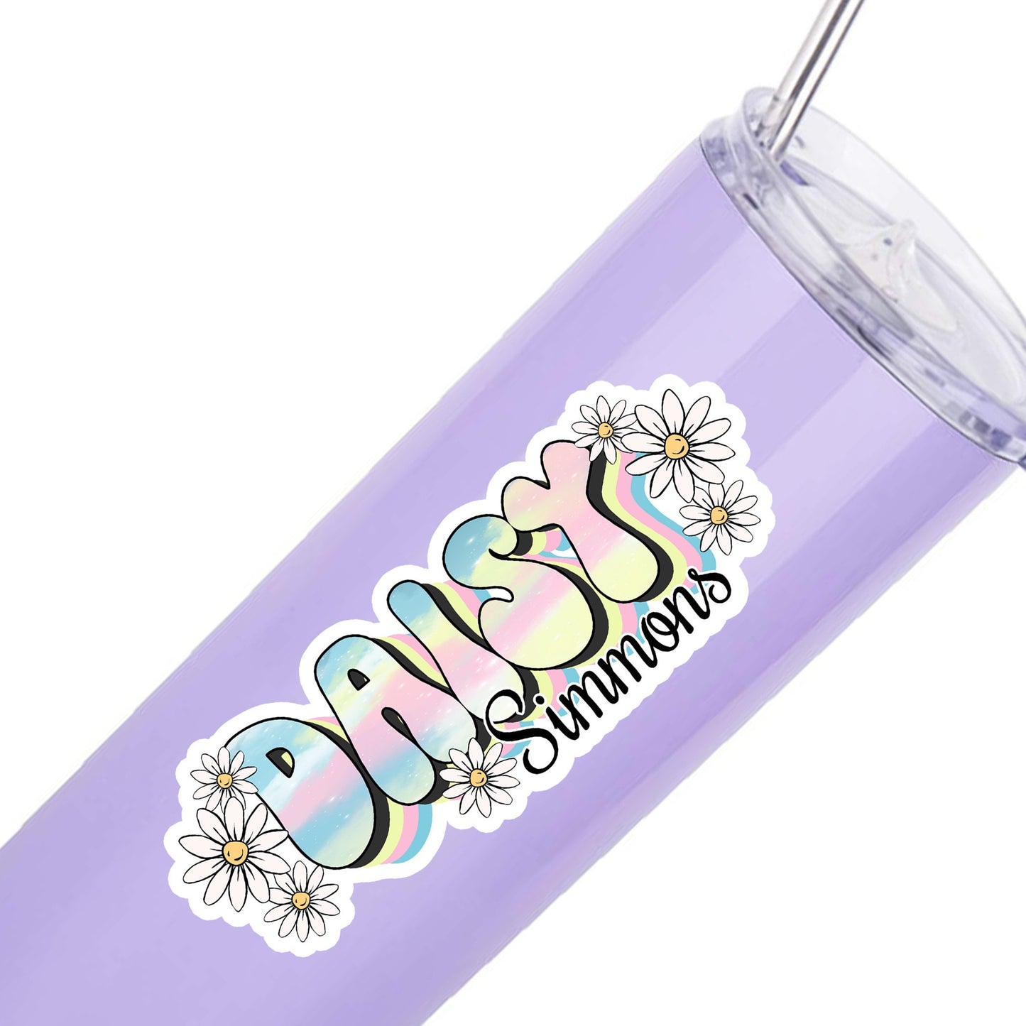 Cute Custom Name Sticker: Personalized Retro, Cool Stickers for Laptop, and School Supplies!  Aestetic Waterproof for Water Bottles