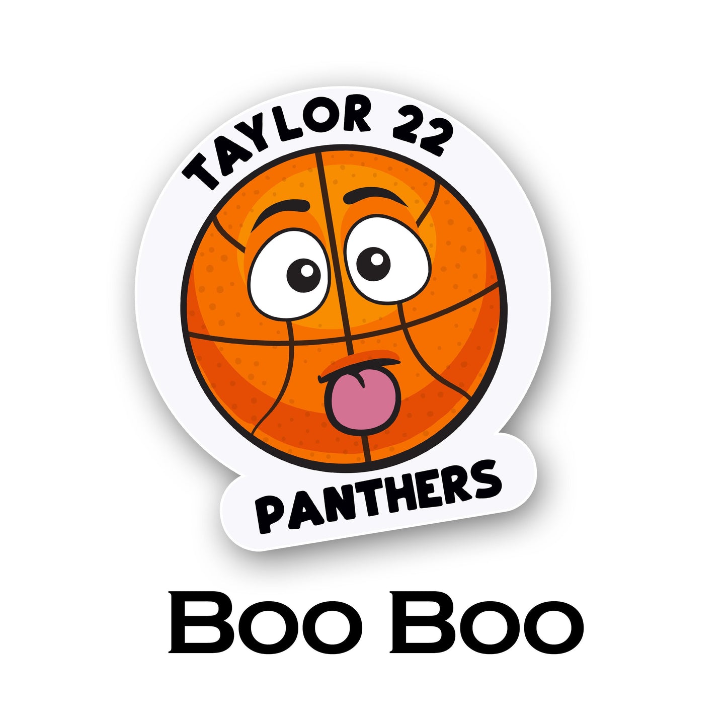 Cute Basketball Team Stickers, Personalized Sports Waterproof Decal, Funny Custom BBall Name Labels, Cool Game Day Jersey Number Stickers