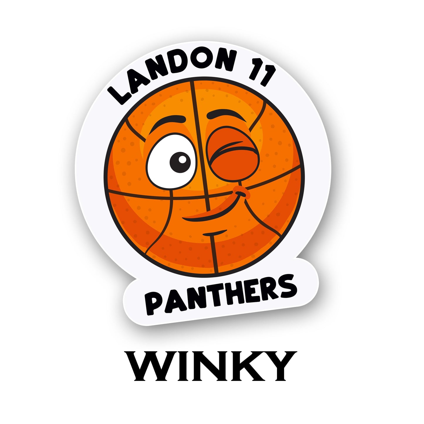 Cute Basketball Team Stickers, Personalized Sports Waterproof Decal, Funny Custom BBall Name Labels, Cool Game Day Jersey Number Stickers