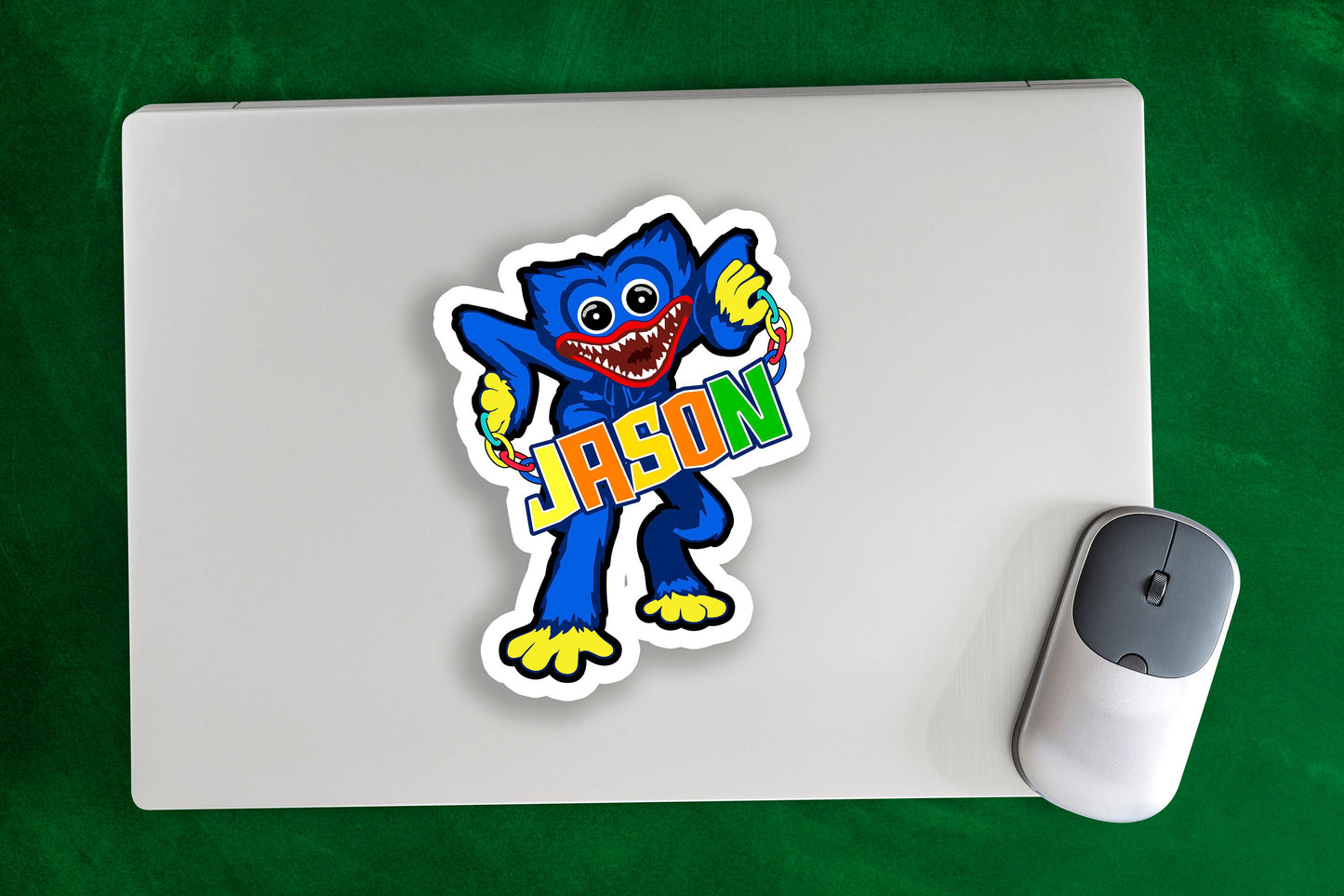 Boy Gamer Name Sticker - Custom Waterproof Vinyl Decals for Tumblers, Laptops, Water Bottles, Kids, School, Craft Projects"