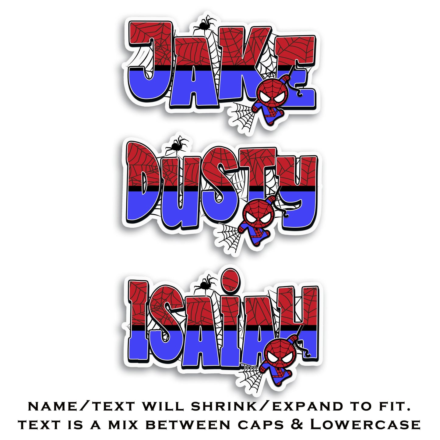 Superhero Custom Name Sticker Personalized Waterproof Vinyl, Cool Birthday Party Favors, Boy Stickers for Tumblers, Laptops, Water Bottles, School Supplies, Scrapbooking, Planners