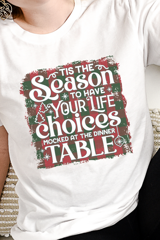 Funny Christmas Shirt – Sarcastic Holiday Dinner Graphic Tee